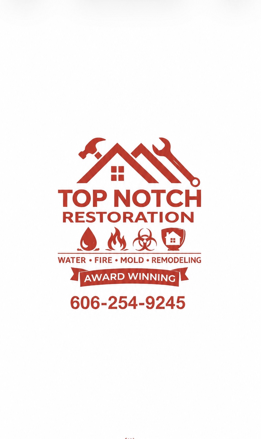 Top Notch Restoration award-winning services graphic